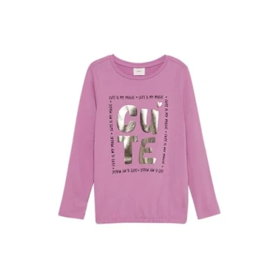 Abbildung von s.Oliver Langarmshirt für Kinder, Größe: 92/98, Pink