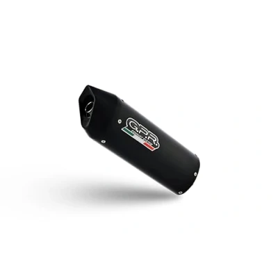 Abbildung von GPR Auspuff für SUZUKI BURGMAN AN 650 2002/12 Komplettanlage zugelassen Scooter Serie Furore schwarz