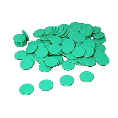 Abbildung von Wissner® aktiv lernen Lernspielzeug Spielchips (100 Stück), Zählchips Marker Tokens 25 mm RE Plastic®, Plastic®