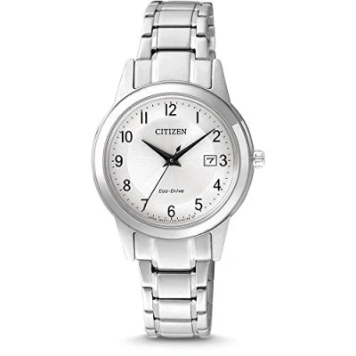 Abbildung von Citizen Damen Analog Quarz Uhr mit Edelstahl Armband FE1081 59B