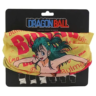 Abbildung von CYPBRANDS Unisex Dragon Ball Bulma Schlauchschal, gelb, One Size