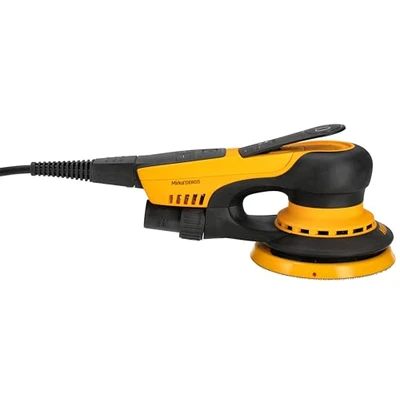 Abbildung von Mirka DEROS II 550 Exzenter Schleifer Schleifmaschine mit Absaugung für Ø 125mm Schleifpapier, 2,5mm Hub Exzenterschleifmaschine staubfreies Schleifen von Holz, Trockenbau &amp; Metall, MID5504044