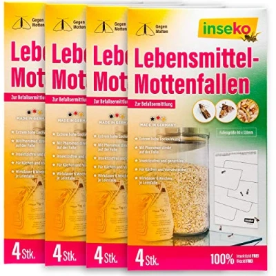 Abbildung von inseko 16 x Lebensmittelmotten Falle I insektizidfrei und geruchlos Made in Germany (16)