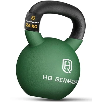 Abbildung von HQ Germany® Neopren Kettlebell Vollguss 2 32kg Starter Sets ±2,0% Gewichtstoleranz, Gewicht:26KG