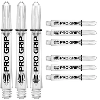 Abbildung von Target Darts 3 x Sätze of Klar Pro Grip Dartschäfte Mittel 9 Insgesamt