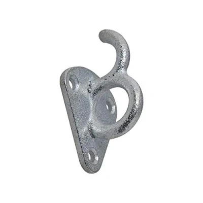 Abbildung von APT 10x Planenhaken Anhänger mit Zurröse 70x45mm Netz Haken Abspannhaken Metall