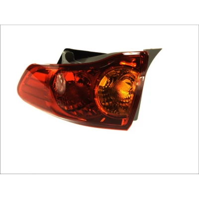 Abbildung von ABAKUS 212 19Q3R UE Rückleuchte rechts äusserer Teil P21W, W21/5W Rot ohne Lampenträger, Glühlampe TOYOTA: Corolla IX Schrägheck