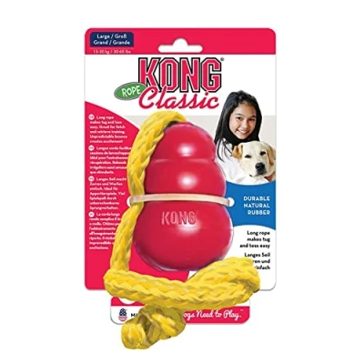 Abbildung von Kong Classic Rope Rot Hundespielzeug Gro...
