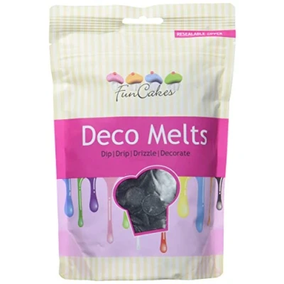 Abbildung von FunCakes Deko Melts, schwarz (1 x 250 g)
