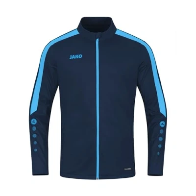 Abbildung von JAKO Kinder Polyesterjacke Power, Marine/Skyblue, 128
