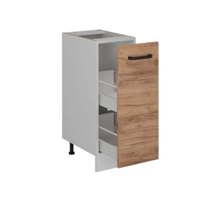 Abbildung von Vicco Apothekerschrank R Line, Goldkraft Eiche, 30 cm ohne Arbeitsplatte