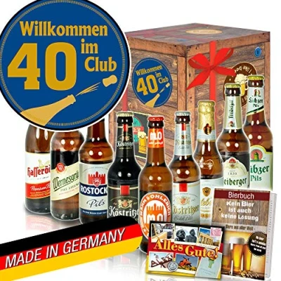 Abbildung von Wilkommen im Club 40 ++ DDR Biere Geschenke zum Geburtstag