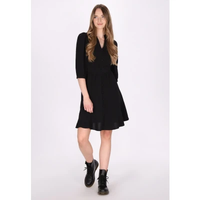 Abbildung von Kleid DREIMASTER L / Schwarz 100% Baumwolle