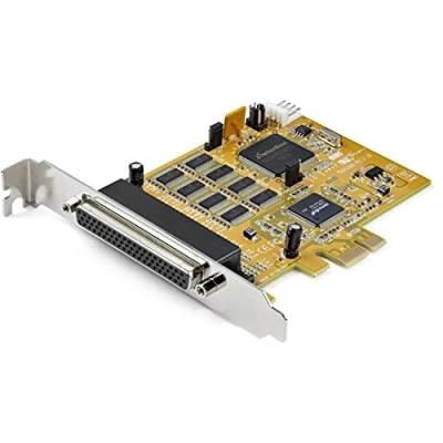 Abbildung von StarTech.com 8 Port PCI Express Karte PCIe RS232 Erweiterungskarte 16C1050 UART Windows &amp; Linux