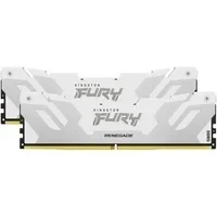 Abbildung von Kingston FURY Renegade DDR5 Silber/Weiss XMP 32GB 8000MT/s CL38 DIMM Desktop Gaming Speicher (Kit mit 2) KF580C38RWK2 32