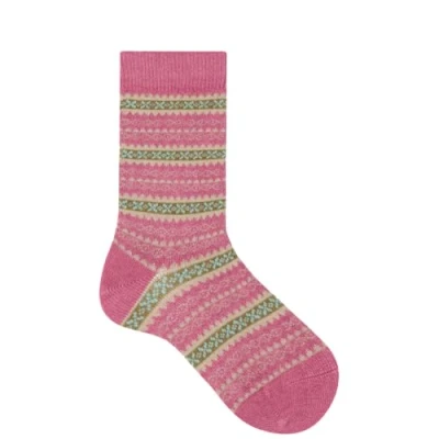 Abbildung von Hudson Damen Socken Fancy Nordic Fashion Rose pink 0542 35 38