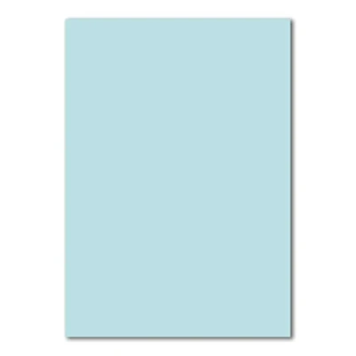 Abbildung von 50 DIN A4 Papier bögen Planobogen Hellblau (Blau) 240 g/m² 21 x 29,7 cm Bastelbogen Ton Fotokarton Bastel Karton FarbenFroh