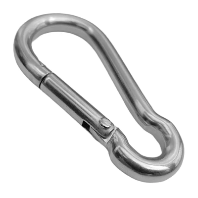 Abbildung von Karabinerhaken 12 x 140 mm Edelstahl 316 (A4)