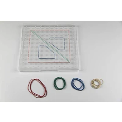 Abbildung von WISSNER 81605 aktiv lernen Geometrie Brett transparent 23 cm RE Plastic®