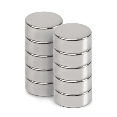 Abbildung von MAUL Magnet mit Griffknopf 3,6x2,4cm Starker 5kg Haftkraft Einsetzbar als Kleiderhaken Garderobenhaken und Taschenhalter Runder für Kühlschank, Magnettafel Silber