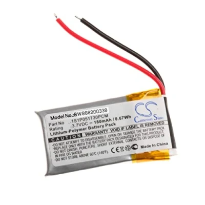 Abbildung von vhbw Akku Ersatz für GN 1S1P051730PCM Wireless Headset Kopfhörer (180mAh, 3,7V, Li Polymer)