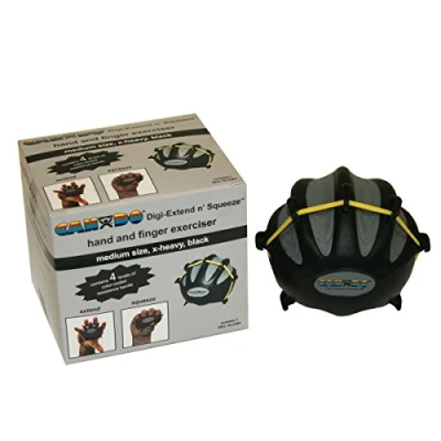Abbildung von CanDo Handtrainer, Fingertrainer Digi Extend n&#039;Squeeze®, schwarz (sehr schwer)