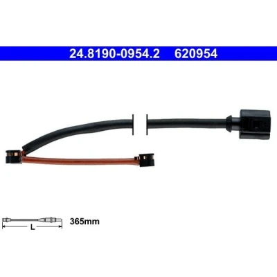 Abbildung von ATE 24.8190 0954.2 Verschleißanzeige PORSCHE: Cayenne