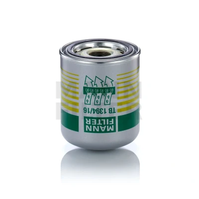 Abbildung von MANN FILTER TB 1394/16 x Lufttrocknerpatrone, Druckluftanlage MERCEDES BENZ: UNIMOG, ATEGO 2, ATEGO, MAN: TGX, TGM, L 2000