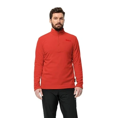 Abbildung von Jack Wolfskin Taunus HZ M Fleecepullover, Herren, Größe: Medium, Strong red