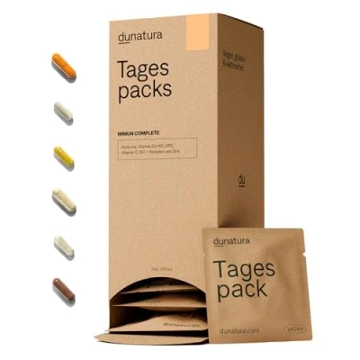 Abbildung von dunatura Tagespacks Immun Complete 4 Wochen hochdosiert die ideale Kombination für dein Immunsystem