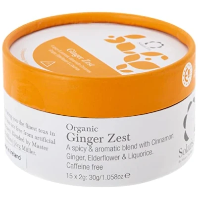 Abbildung von Solaris Tea Bio Ginger Zest, 15 Seidenteebeutel, 1er Pack (1 x 30 g)