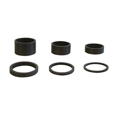 Abbildung von 6 Light Gewicht UD Carbon matt schwarz Headset Spacer 1 1/20,3 cm 2 mm, 3 5, 10, 15, 20 mm