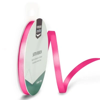 Abbildung von Vaessen Creative Satinband 6mmx10m Rosa