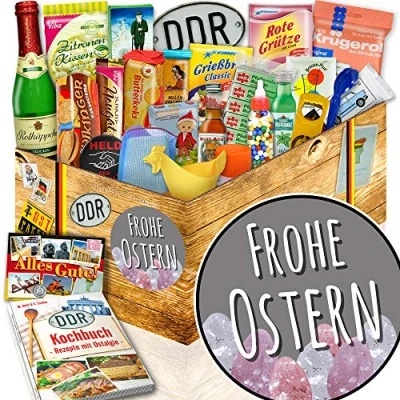 Abbildung von Frohe Ostern/DDR Geschenk Box 24tlg. / Geschenke zu Ostern für Erwachsene
