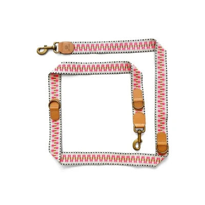 Abbildung von Premium Führleine 3 fach verstellbar M XL 38/200 / Pink Beige XL/3,8 200
