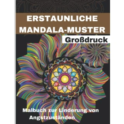 Abbildung von Einfaches Mandala Malbuch für ältere Menschen, Senioren und Erwachsene: Großes alle Altersgruppen
