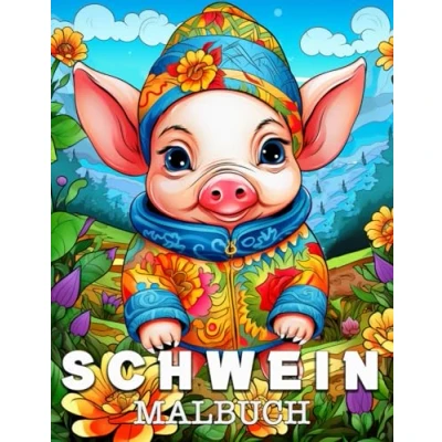 Abbildung von Schwein Malbuch: Schöne Bilder zum Ausmalen und Entspannen