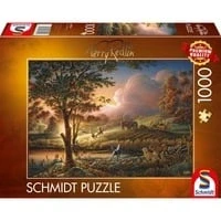 Abbildung von Terry Redlin: Sonnengold über reifen Feldern, Puzzle