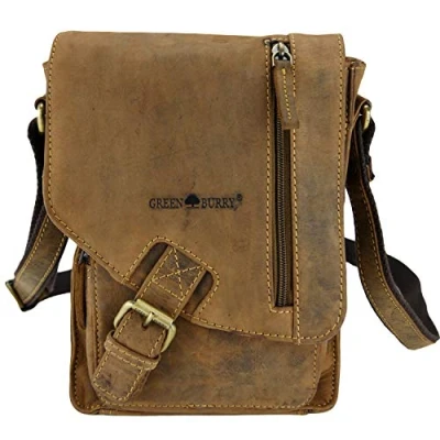 Abbildung von Greenburry Vintage Umhängetasche, Herren, Größe: One Size, Brown