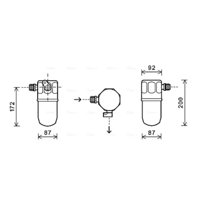 Abbildung von Trockner, Klimaanlage AVA COOLING OLD563