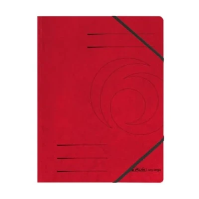 Abbildung von herlitz 972430 11387172 Eckspanner A4 Quality, rot, 5 Stück ,