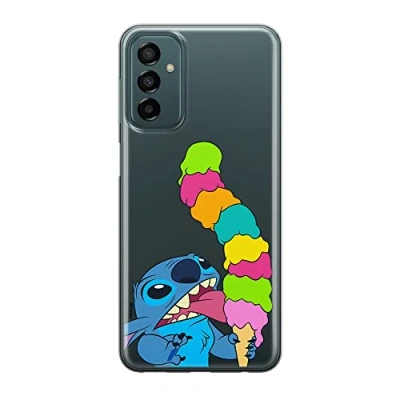 Abbildung von ERT GROUP Handyhülle für Samsung M13 4G/M23 5G/F23 Original und offiziell Lizenziertes Disney Muster Stitch 015 optimal an die Form des Handy angepasst, teilweise transparent