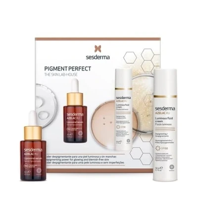 Abbildung von Sesderma Packung AZELAC RU Serum, 30 ml + Leuchtendes Fluid, 50 ml.