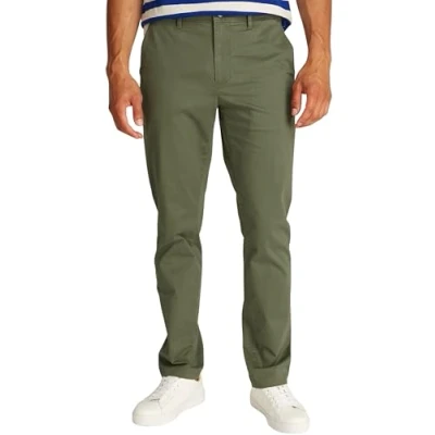 Abbildung von Tommy Hilfiger Herren Denton Satin Mw0Mw37873 Chino, Green (Battle Green), 34W / 32L