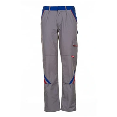 Abbildung von Planam Highline Herren Bundhose Zink Kornblau rot Modell 2323, Größe 54