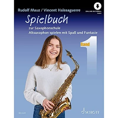Abbildung von Spielbuch zur Saxophonschule: Altsaxophon spielen mit Spaß und Fantasie. Band 1. Alt Saxophon. Spielbuch.