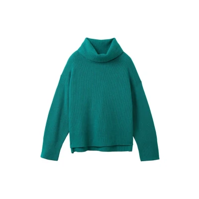 Abbildung von TOM Tailor Strickpullover, Damen, Größe: XL, Ever green melange