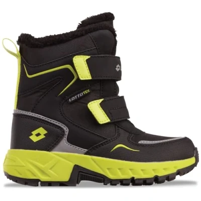 Abbildung von Lotto Snowboot/Winterstiefel für Kinder, Größe: 33, Black lime Schuhe