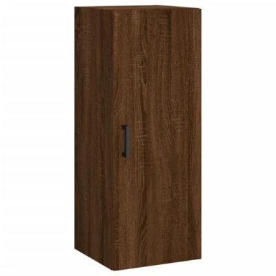 Abbildung von vidaXL Hängeschrank Wandschrank Braun Eichen Optik 34,5x34x90 cm (1 St)