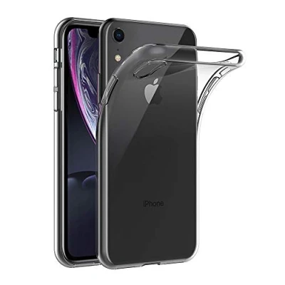Abbildung von AICEK iPhone XR Hülle, Transparent Silikon Schutzhülle für Case Clear Durchsichtige TPU Bumper Handyhülle (6,1 Zoll)